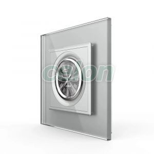 Ceas Mecanic Livolo cu Rama din Sticla Securizata, Prize - Intrerupatoare, Livolo, Livolo