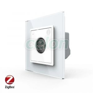Senzor Control Sunet si Lumini Livolo cu Rama din Sticla, Protocol Zigbee, Prize - Intrerupatoare, Livolo, Livolo