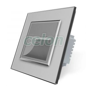 Lampa de veghe LED Livolo cu rama din sticla, Prize - Intrerupatoare, Livolo, Livolo