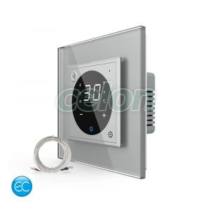 Termostat LIVOLO pentru sisteme de incalzire electrice, protocol ZigBee EC, Prize - Intrerupatoare, Livolo, Livolo