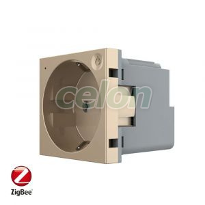 Priza inteligenta pentru perete Livolo ZigBee, Fara rama, 16A, Wi-Fi, Compatibil cu Alexa si Google Home, Prize - Intrerupatoare, Livolo, Livolo