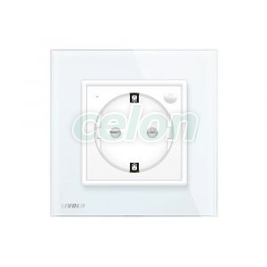 Priza inteligenta pentru perete Livolo ZigBee,16A, Wi-Fi, Compatibil cu Alexa si Google Home, Prize - Intrerupatoare, Livolo, Livolo