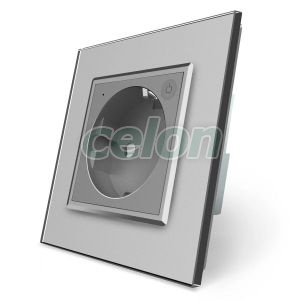 Priza inteligenta pentru perete Livolo ZigBee,16A, Wi-Fi, Compatibil cu Alexa si Google Home, Prize - Intrerupatoare, Livolo, Livolo