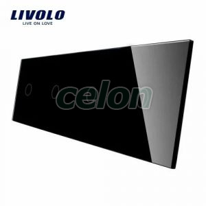 Panou 4 intrerupatoare simple cu touch Livolo din sticla, Prize - Intrerupatoare, Livolo, Livolo