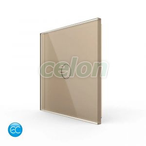 Telecomanda EC Tip Panou Simplu si 1 Senzor cu Touch LIVOLO din Sticla Securizata, Prize - Intrerupatoare, Livolo, Livolo