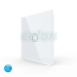 Telecomanda EC Tip Panou Simplu si 1 Senzor cu Touch LIVOLO din Sticla Securizata, Prize - Intrerupatoare, Livolo, Livolo
