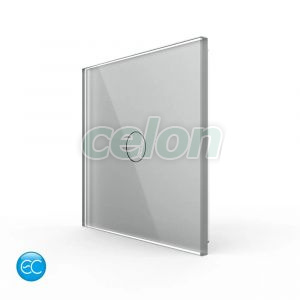 Telecomanda EC Tip Panou Simplu si 1 Senzor cu Touch LIVOLO din Sticla Securizata, Prize - Intrerupatoare, Livolo, Livolo