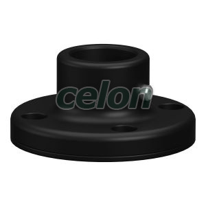 Harmony XVB7 Ø70 fényoszlop univerzális szerelőelem, Harmony XV4/XV6/XVB7, fém rögzítőlemez, fekete, Egyéb termékek, Schneider Electric, Egyéb termékek, Schneider Electric