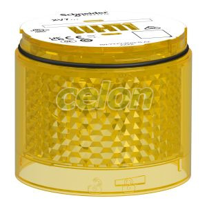 Harmony XVB7 Ø70 fényoszlop folyt fényű világító egység, sárga, Egyéb termékek, Schneider Electric, Egyéb termékek, Schneider Electric