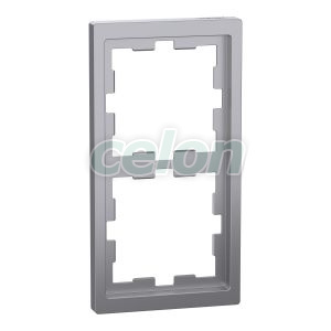 Rama dubla D-Life, otel inoxidabil, Alte Produse, Schneider Electric, Alte Produse, Schneider Electric