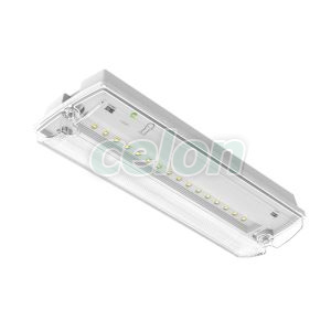 Vészvilágító lámpa EMERGENCY BULKHEAD RECTANGULAR 1.30W IP65 3 óra, Világítástechnika, Vészvilágítók, Vészvilágítók, Ledvance