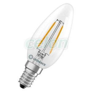 Led Classic B 25 Filament P 1.8W 827 Clear E14, Surse de Lumina, Lampi cu LED, Becuri LED forma lumanare, Ledvance