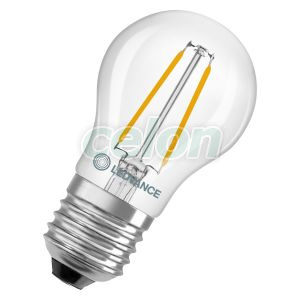 Led Classic P 25 Filament P 1.8W 827 Clear E27, Fényforrások, LED fényforrások, LED kisgömb izzók, Ledvance