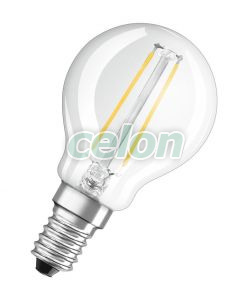 Led Classic P 25 Filament 2.5W 827 Clear E14, Fényforrások, LED fényforrások, LED kisgömb izzók, Ledvance