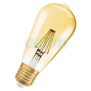 Led Edison 33 Filament 4.2W 2400K Gold E27, Fényforrások, LED fényforrások, LED normál izzók, Ledvance