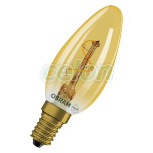 Vintage 1906 Classic B Spiral Filament 1.8W 822 Gold E14, Surse de Lumina, Lampi LED Vintage Edison, Osram