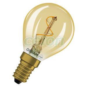 Vintage 1906 Classic P Spiral Filament 1.8W 822 Gold E14, Surse de Lumina, Lampi LED Vintage Edison, Osram