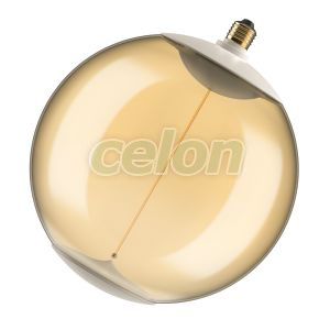 Vintage 1906 Big Ball 45 Spiral Filament Magnetic 12W 818 Amber E27, Surse de Lumina, Lampi LED Vintage Edison, Osram