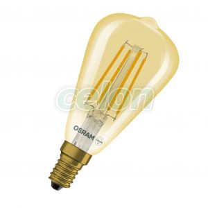 Vintage 1906 Edison 32 Filament DIM 4.8W 822 Gold E14, Surse de Lumina, Lampi LED Vintage Edison, Osram