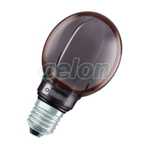 Vintage 1906 Globe 80 Filament O Lamp DIM 4W 818 Smoke E27, Surse de Lumina, Lampi LED Vintage Edison, Osram