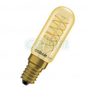 Vintage 1906 T26 36 Spiral Filament DIM 4.8W 822 Gold E14, Surse de Lumina, Lampi LED Vintage Edison, Osram