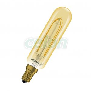Vintage 1906 T28 36 Filament DIM 4.8W 822 Gold E14, Surse de Lumina, Lampi LED Vintage Edison, Osram
