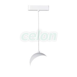 SLIM PENDANT Alb Corp iluminat Led sina magnetica Led 9W 685lm 4000K, Corpuri de Iluminat, Sisteme de iluminat pe sina, Iluminat sina magnetica Klausen, Klausen