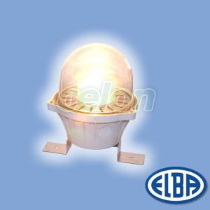 Por és páramentes lámpa EI-04 LED DISK BOLO 14,5W LED átlátszó polikarbonát búra IP54 Elba, Világítástechnika, Por-páramentes lámpák, Elba
