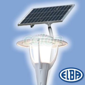Sistem iluminat fotovoltaic cu AVIS-02M LED 3xXM-L panou voltaic autonoma 34431075 Elba, Corpuri de Iluminat, Iluminat urban, pietonal, Elba