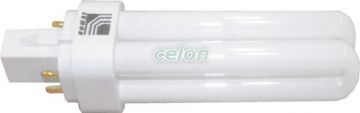 Bec economic G24g 26 W PLC 4pin lumina alb cald , Lumen, Surse de Lumina, Surse compact fluorescente neintegrate, Lumen