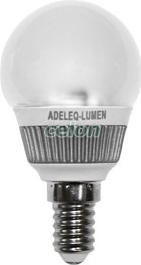 Bec Power Led Sferic Dimabil E14 5W P45 Mat Alb Rece 6000k 230V - Lumen, Surse de Lumina, Lampi si tuburi cu LED, Becuri LED sferic, Lumen