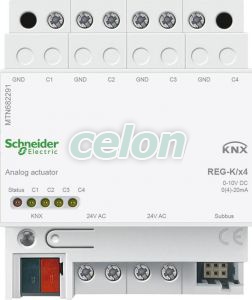 Merten-KNX REG-K iesire analog quatro MTN682291 Merten, Prize - Intrerupatoare, Game Merten, System KNX - cladiri inteligente, Merten