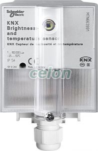 Merten-KNX megvilágítás és hőmérséklet érzékelő MTN663991 Merten, Kapcsolók - Konnektorok, Merten kapcsolócsaládok, KNX intelligens épület rendszerek, Merten