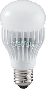 Gömb búrájú LED fényforrás 230 VAC, 15 W, 2700 K, E27, 1620 lm, 250°, A60, EEI=F, Egyéb termékek, Tracon Electric, LED fényforrás, Tracon Electric