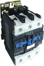 Kontaktor 660V, 50Hz, 40A, 18,5kW, 230V AC, 3×NO+(1×NO+1×NC), Automatizálás és vezérlés, Védelmi relék és kontaktorok, Általános felhasználású kontaktor, Tracon Electric