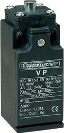 Helyzetkapcsoló, kúpos-ütközős 1×NO+1×NC, 6A/230V AC, IP65, Automatizálás és vezérlés, Végálláskapcsolók, VP helyzetkapcsoló, Tracon Electric