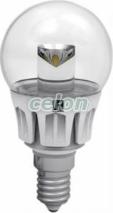 Bec Led Sferic 5 W Alb Cald E14 Transparent 230 V  - Lumen, Surse de Lumina, Lampi si tuburi cu LED, Becuri LED sferic, Lumen