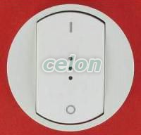 CELIANE I/O billentyű, fényjelzős IP20 Fehér 68023 - Legrand, Kapcsolók - Konnektorok, Celiane kapcsolócsalád - Legrand, Celiane fedlapok, Legrand