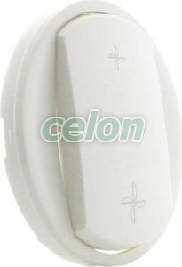 CELIANE Clapeta dispozitiv de control al ventilatiei IP20 Alb 68061 - Legrand, Prize - Intrerupatoare, Gama Celiane - Legrand, Clapete Celiane, Legrand