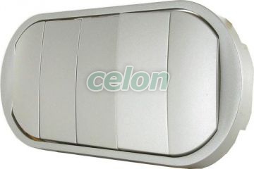 CELIANE Clapeta 5 intrerupatoare compacte IP20 Titan 68311 - Legrand, Prize - Intrerupatoare, Gama Celiane - Legrand, Clapete Celiane, Legrand