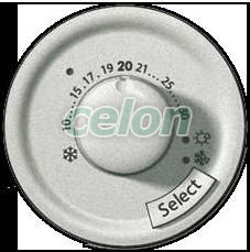 CELIANE Clapeta termostat incalzire in pardoseala IP20 Titan 68549 - Legrand, Prize - Intrerupatoare, Gama Celiane - Legrand, Clapete Celiane, Legrand