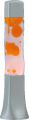 Lávalámpa h41,8cm ezüst alap- atalatszo folyadék- narancs wax Marshal 4110 Rábalux, Világítástechnika, Beltéri világítás, Gyerekszobai és dekor lámpák, Rabalux