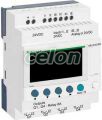 Zelio Logic programozható relé, bővíthető, LCD kijelző, 2 DI + 2 DI/AI, 4 DO relés, belső órával, 24 VDC, Automatizálás és vezérlés, PLC és egyéb vezérlők, Vezérlőmodulok - Zelio Logic, Schneider Electric