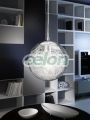 Függeszték aluminium/átlátszó 1x60W Luberio EGLO93073 Eglo, Világítástechnika, Beltéri világítás, Függesztékek, Eglo