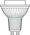 Bec Led Tip Par PARATHOM PAR16 9.10W GU10 Alb Rece 4000k - Osram, Surse de Lumina, Lampi si tuburi cu LED, Becuri LED GU10, Osram