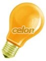 LED izzó E27 Narancssárga 6W 230V, Fényforrások, LED fényforrások és fénycsövek, LED normál izzók, Lumen