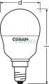 Bec Led Sferic LED RETROFIT RGBW LAMPS WITH REMOTE CONTROL 4.50W 250lm E14 Nedimabil 2700k Alb Cald Osram, Surse de Lumina, Lampi si tuburi cu LED, Becuri LED sferic, Osram