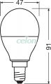 Bec Led Sferic LED RETROFIT RGBW LAMPS WITH REMOTE CONTROL 5.50W 470lm E14 Nedimabil 2700k Alb Cald Osram, Surse de Lumina, Lampi si tuburi cu LED, Becuri LED sferic, Osram