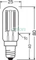 SPC.T26 55 6.5 W 2700K E14, Surse de Lumina, Lampi pentru aparatura electrocasnica, Osram