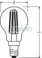 Bec Led VALUE CLAS P 40 4 W/2700 K E14, Surse de Lumina, Lampi si tuburi cu LED, Becuri LED forma clasica, Osram